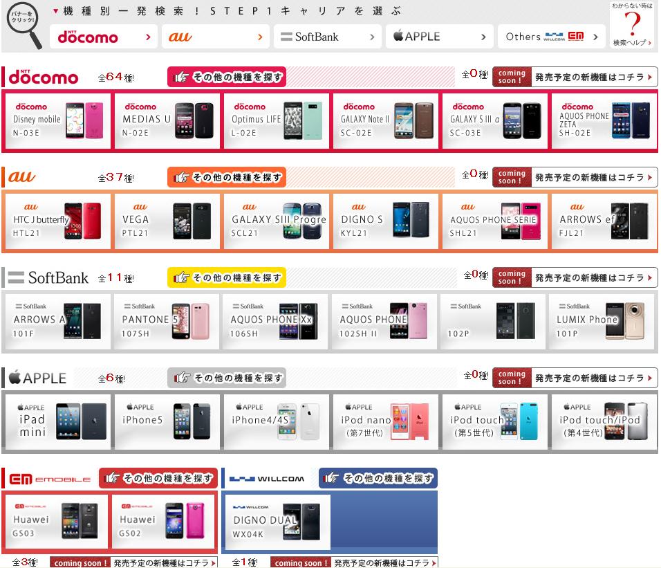 スマホカバーの種類が豊富なショップ一覧